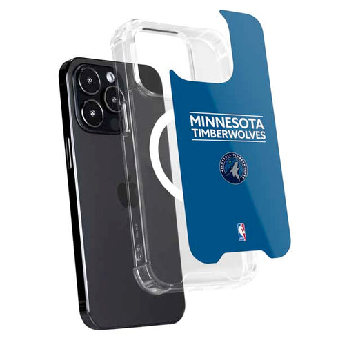 NBA Minnesota Timberwolves Standard - Blue iPhone 16 Pro MagSafe Case
